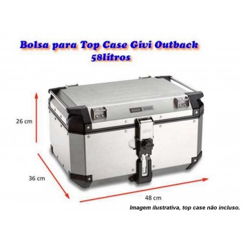 Bolsa Interna para Top Case Givi Outback 58litros