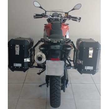Conjunto Baú Lateral + Suporte Lateral - BMW F800GS 