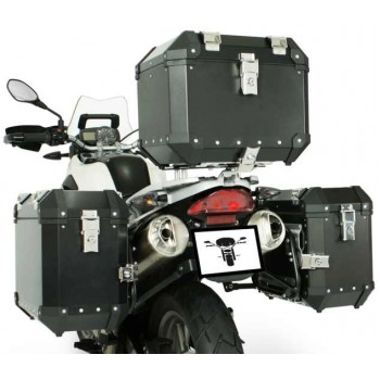 Conjunto Baú Lateral + Top Case + Suportes - BMW G650GS