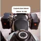 Conjunto Baú Lateral + Suporte Lateral - VStrom DL 650 (2013+)
